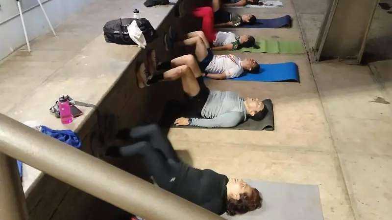 El entrenamiento inicia a las 5 de la mañana en la USBI